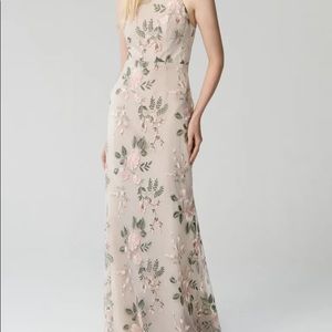 Jenny Yoo enchanted floral bridesmaid dress - Claire style. Size 10